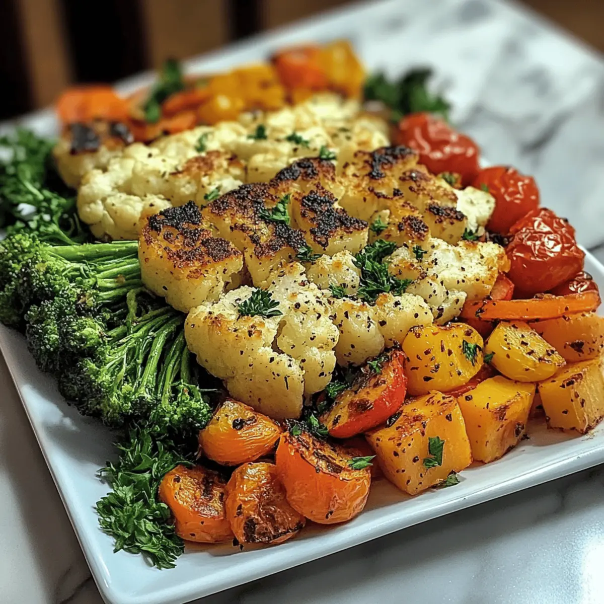 Garlic Roasted Vegetables