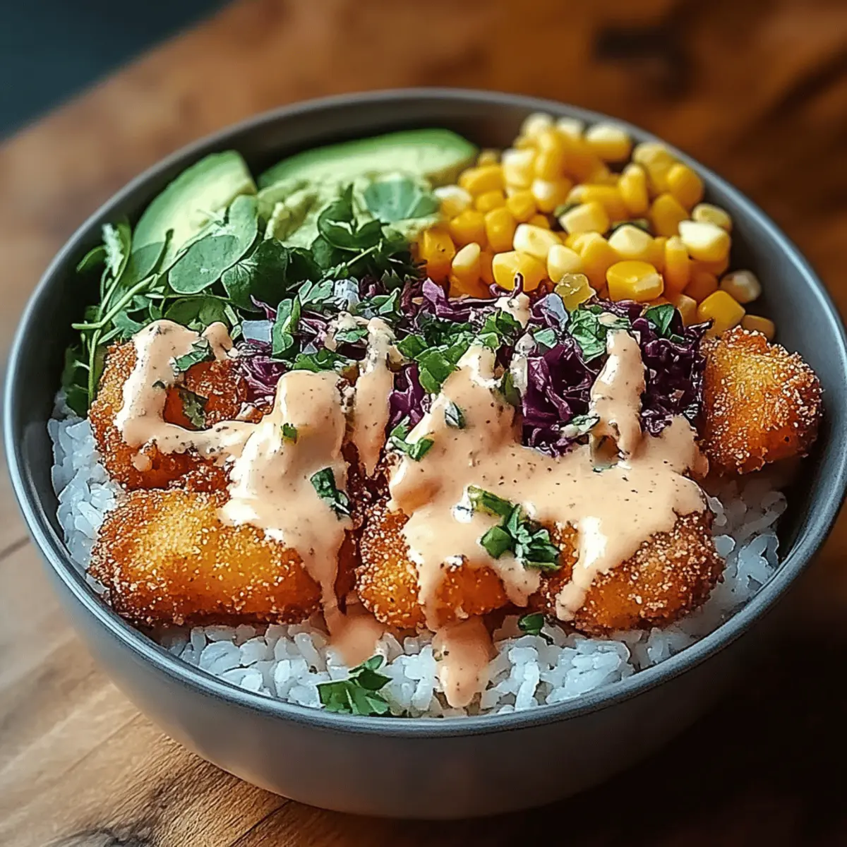 Crispy Fish Taco Bowls