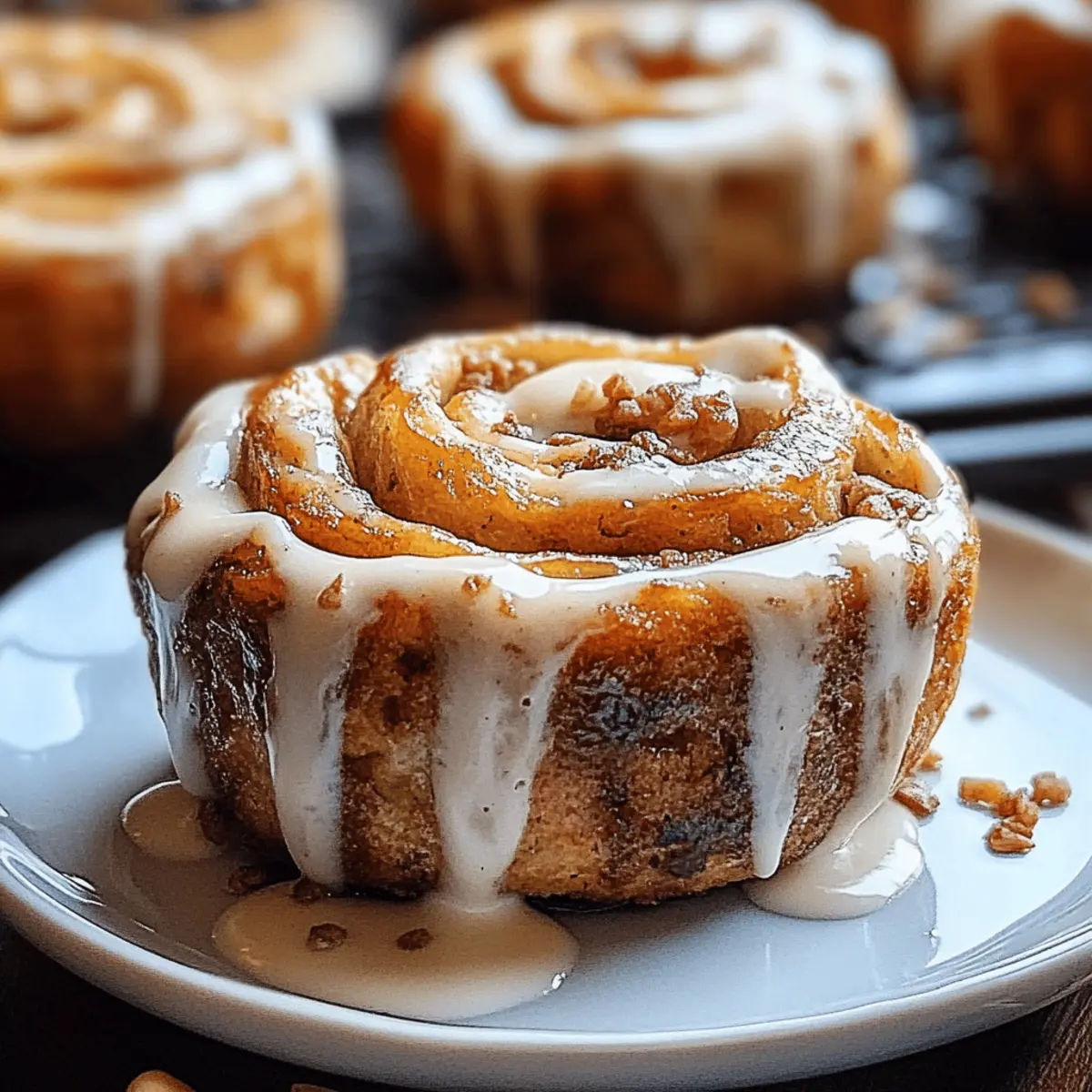 Pumpkin Cinnamon Roll Muffins