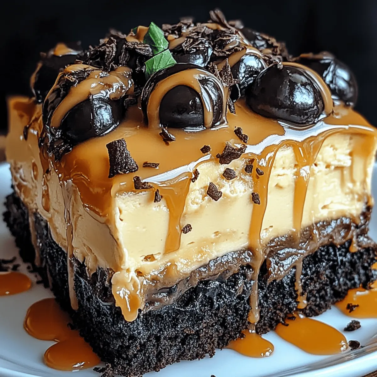 Milky Way Caramel Cheesecake Brownies