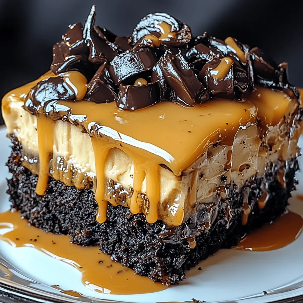Milky Way Caramel Cheesecake Brownies