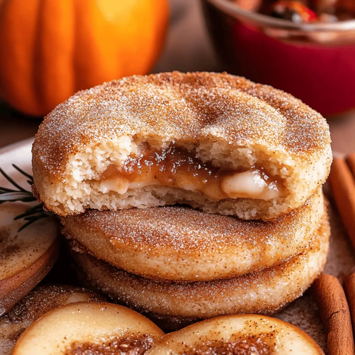 Apple Cider Cheesecake Cookies