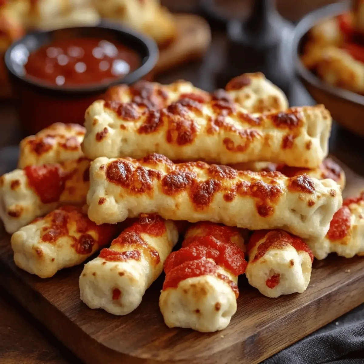 Cheesy Halloween Breadstick Bones