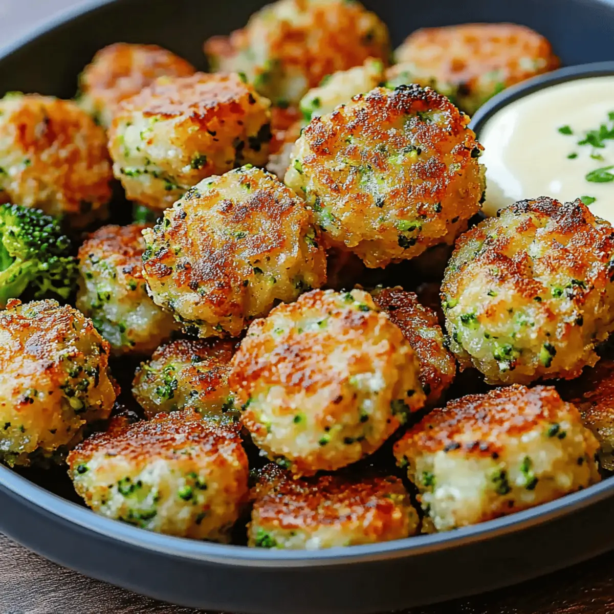 Cheesy Broccoli Tater Tots