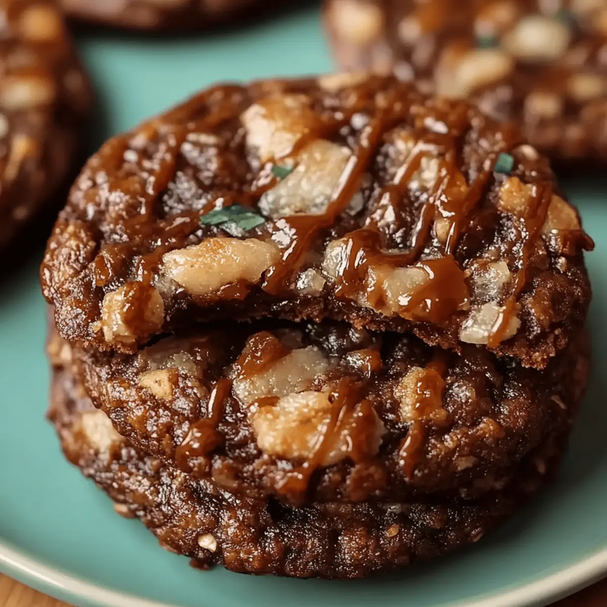 German Chocolate Cookies