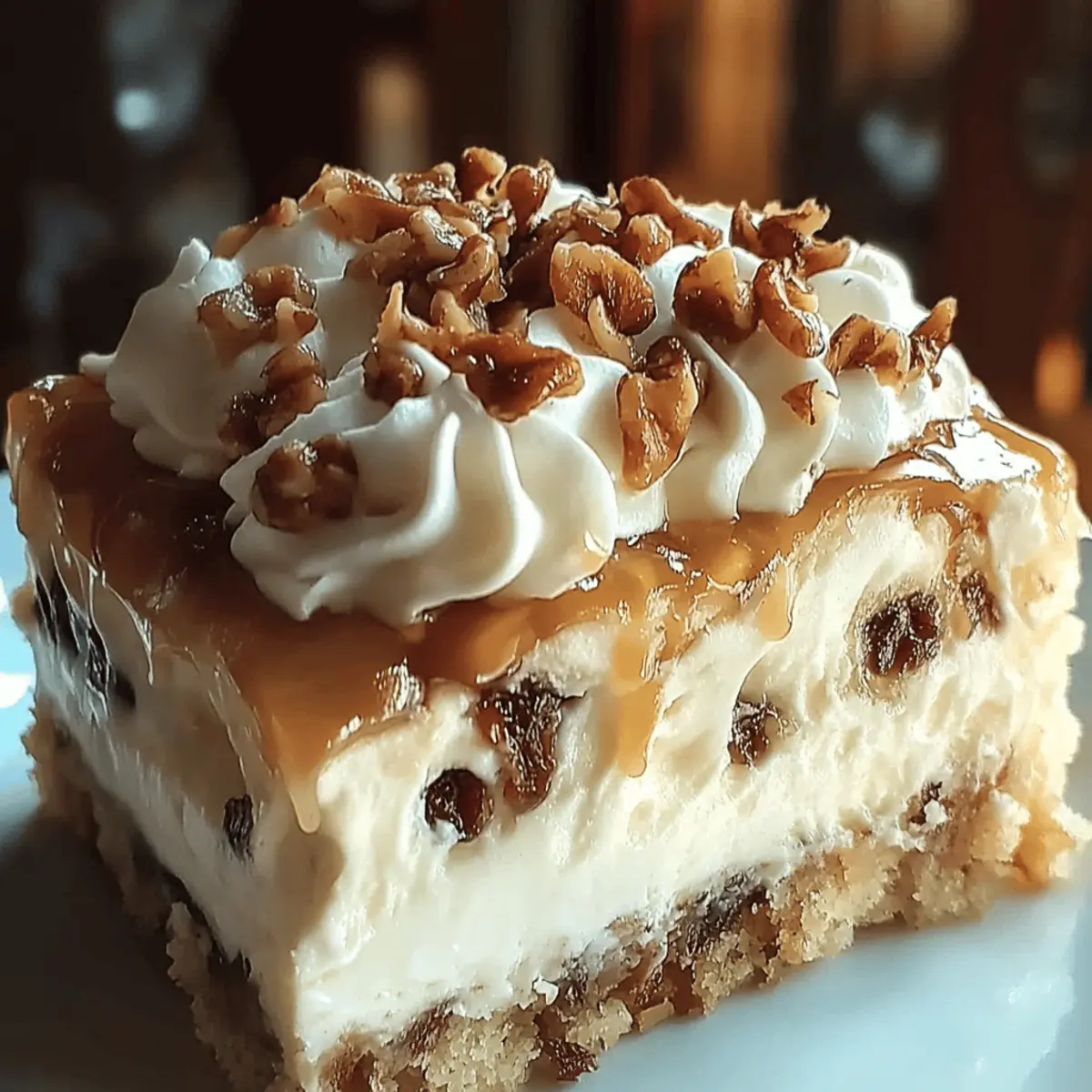 Butter Pecan Praline Poke Cake