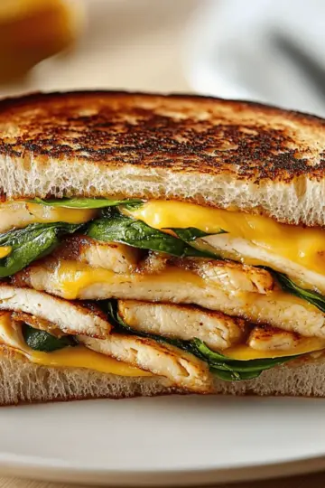 Chicken Avocado Melt Sandwich