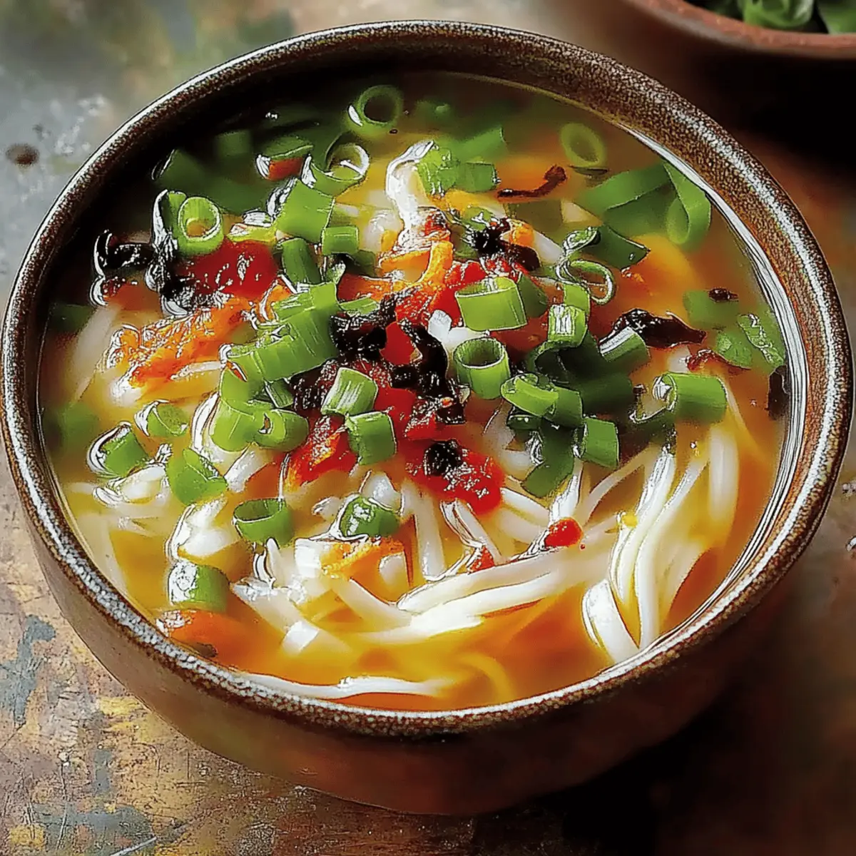 Ginger Garlic Chicken Noodle Soup
