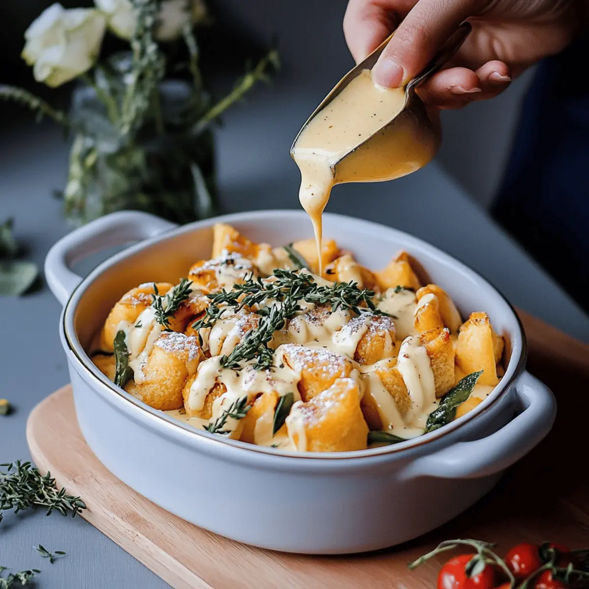 Vegan Pumpkin Ricotta Stuffed Shells