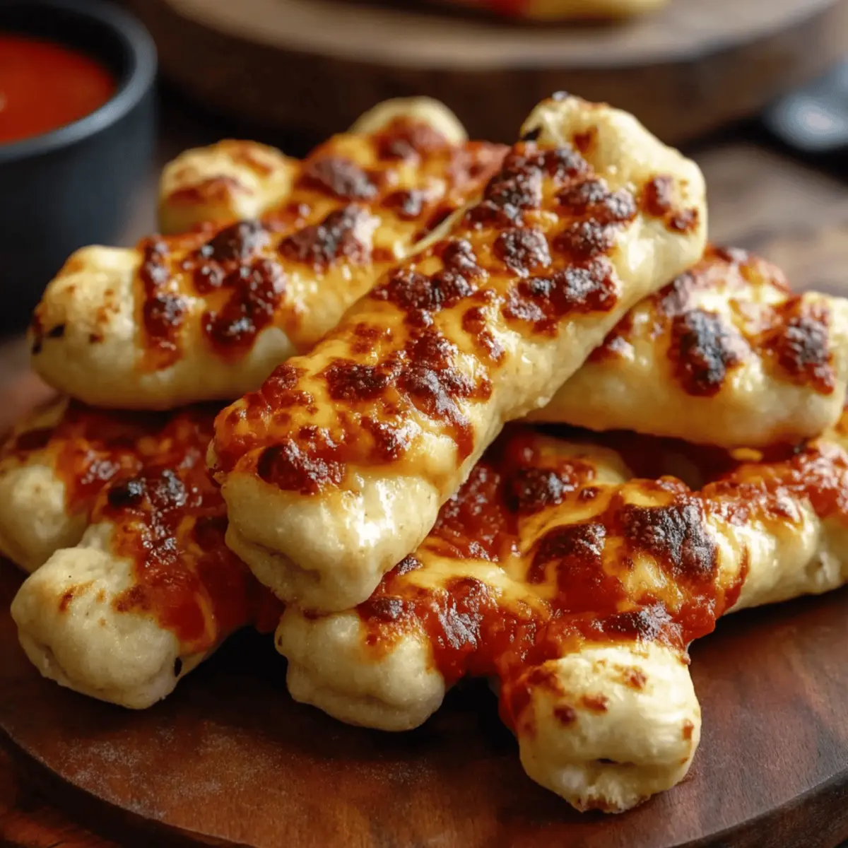 Cheesy Halloween Breadstick Bones
