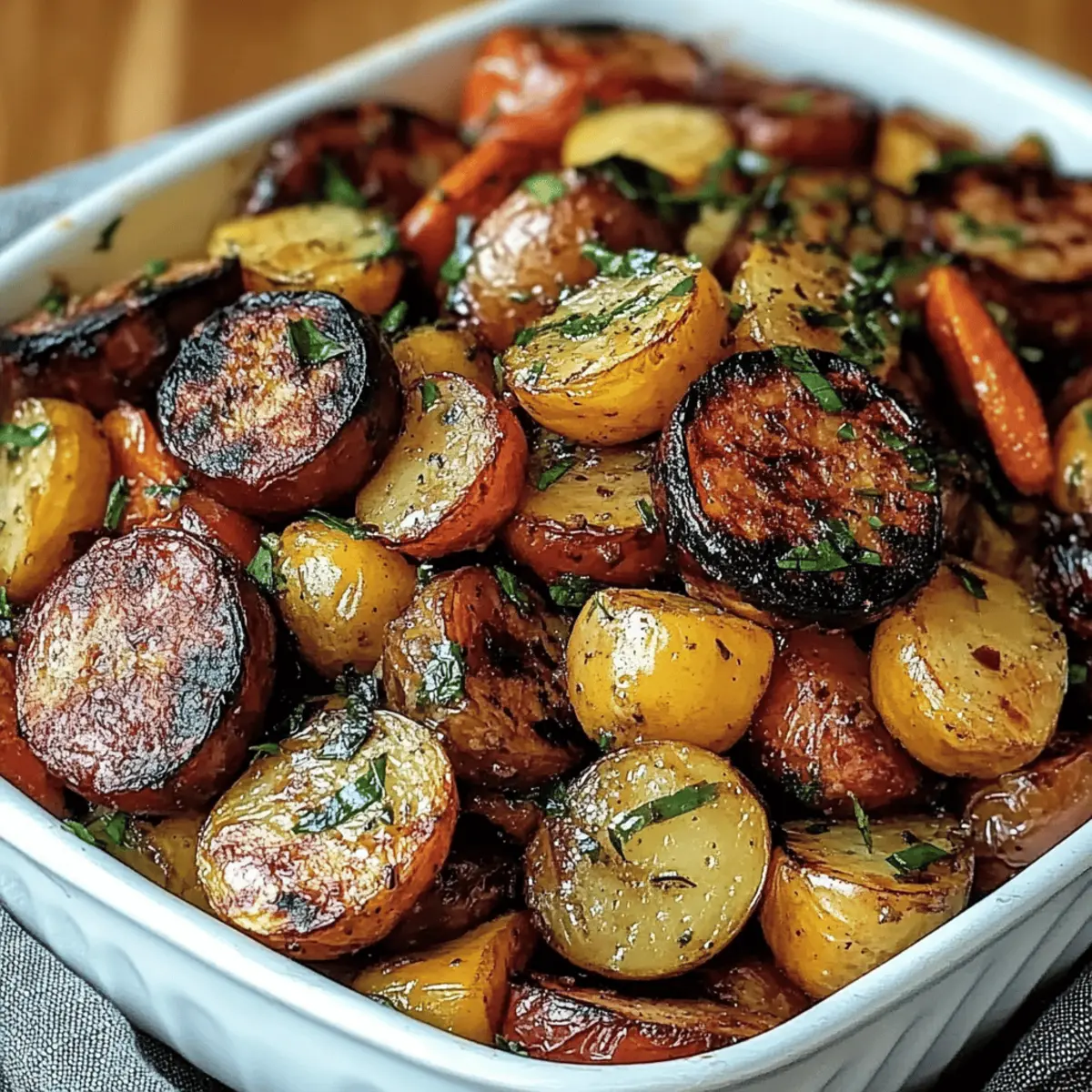 Sheet Pan Sausage & Veggies