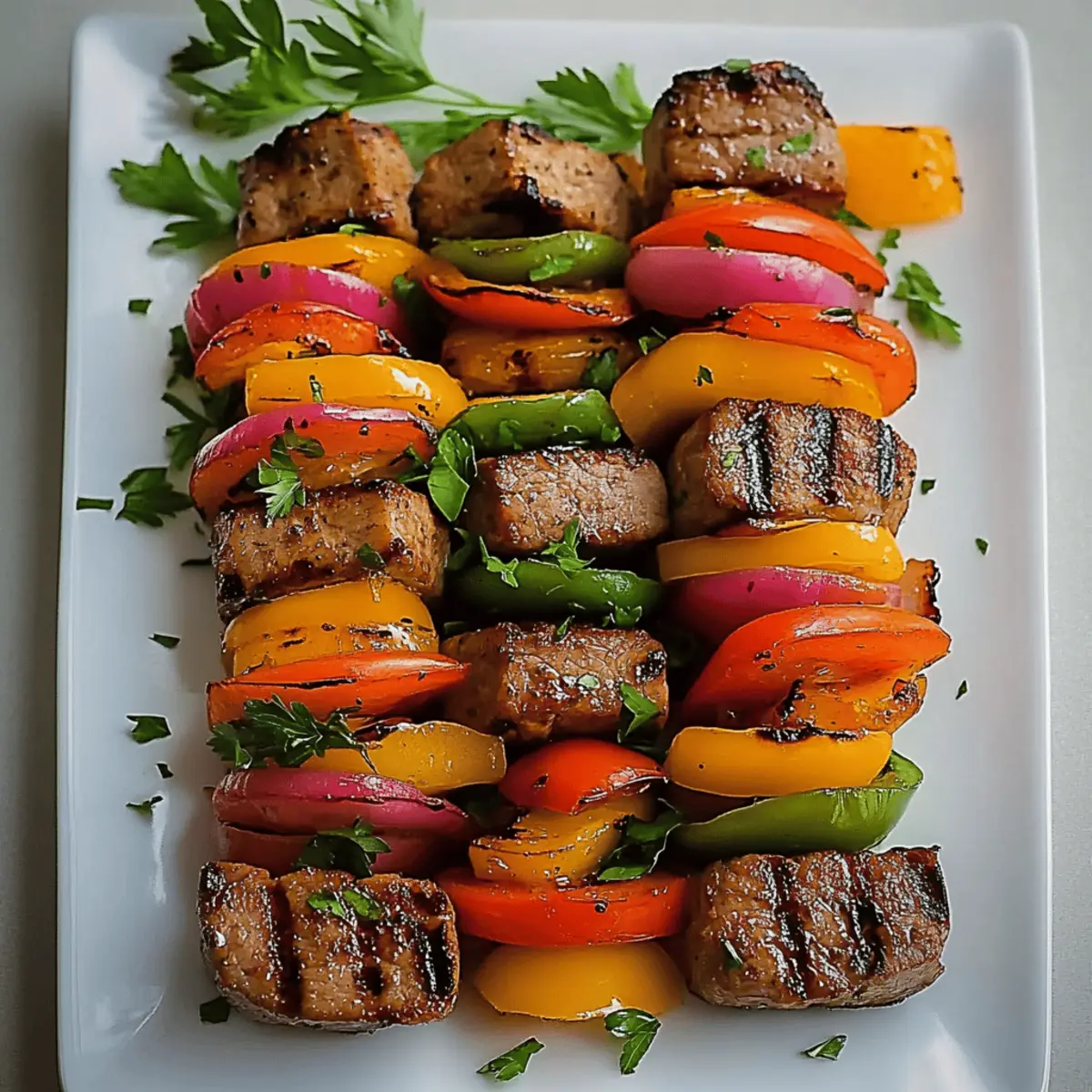 Fajita Steak Kabobs