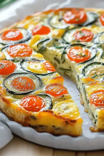Herb-Infused Crustless Zucchini Quiche