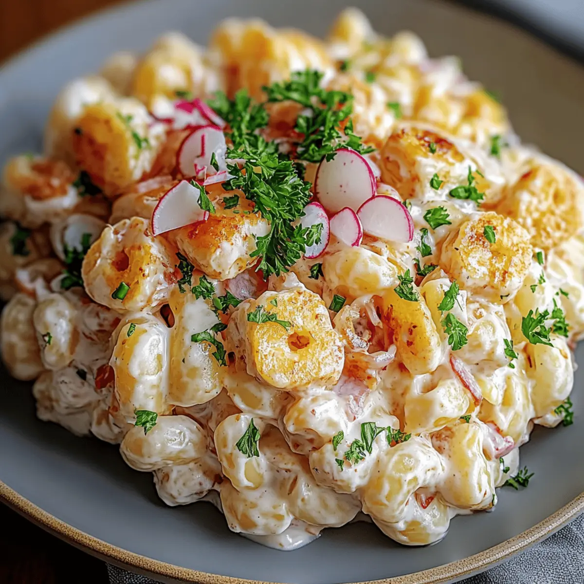 Creamy American Macaroni Salad