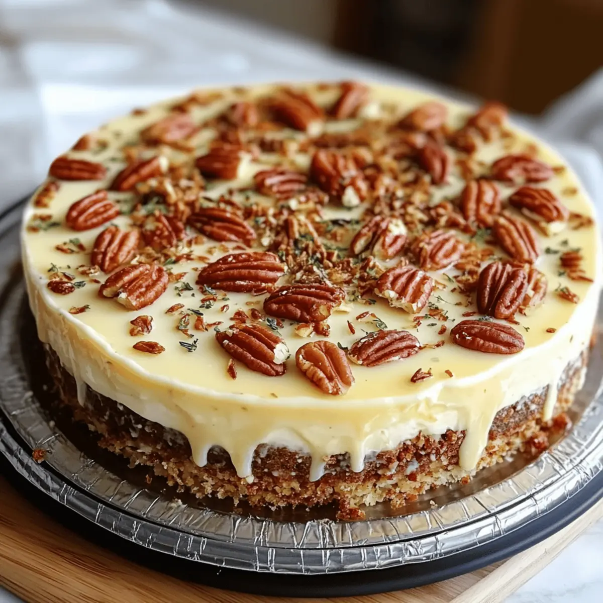 Browned Butter Pecan Cheesecake
