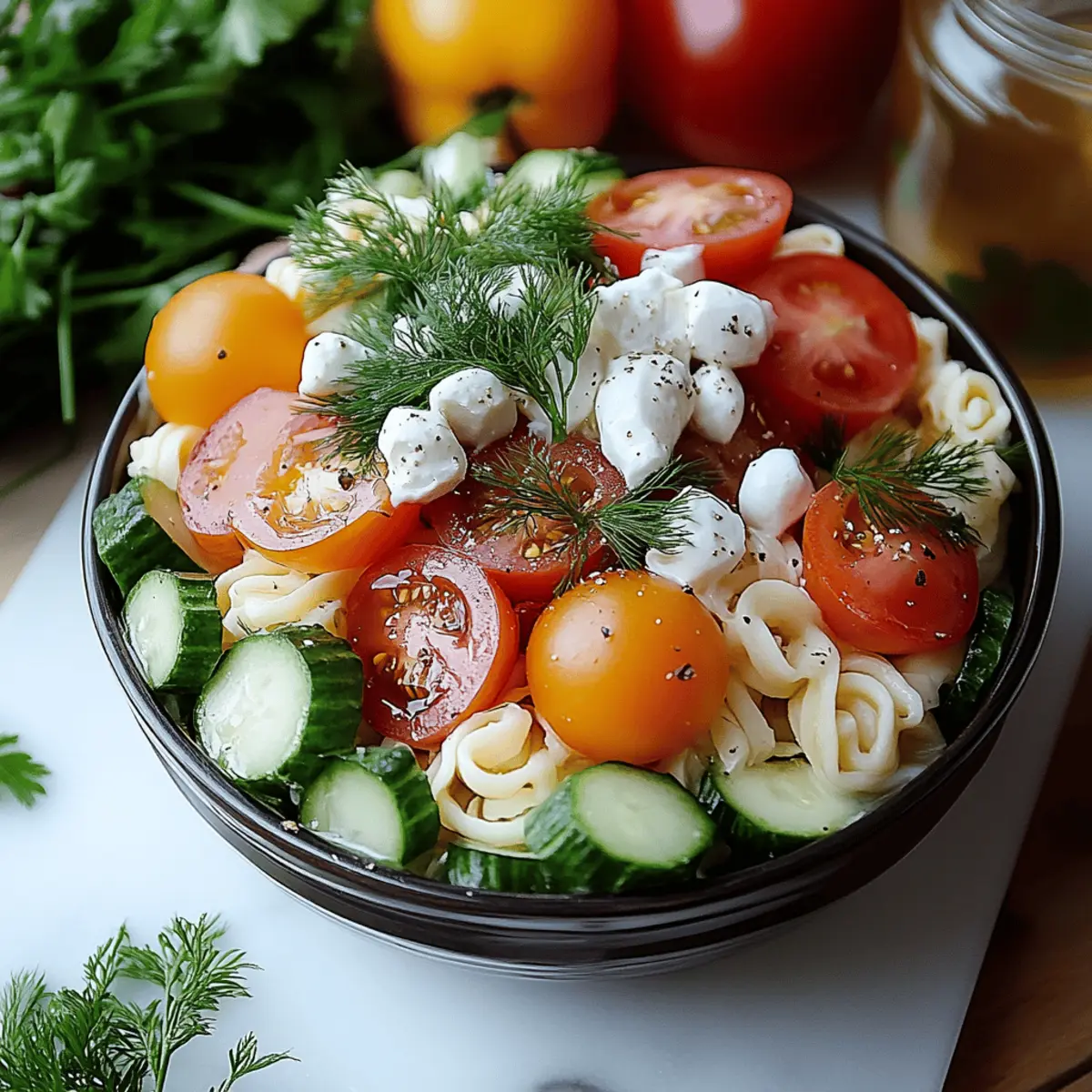 Layered Pasta Salad
