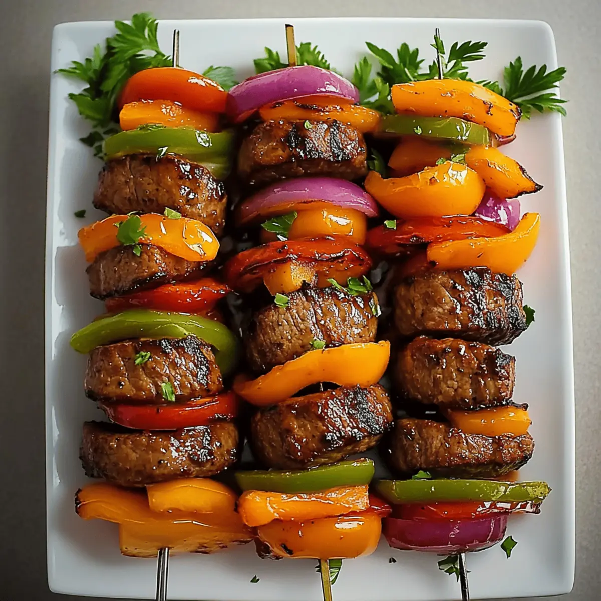 Fajita Steak Kabobs