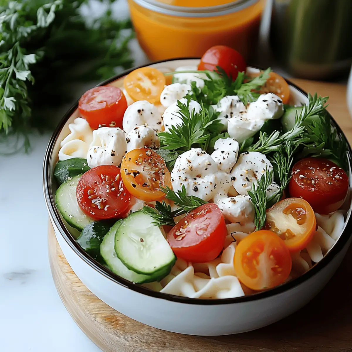 Layered Pasta Salad