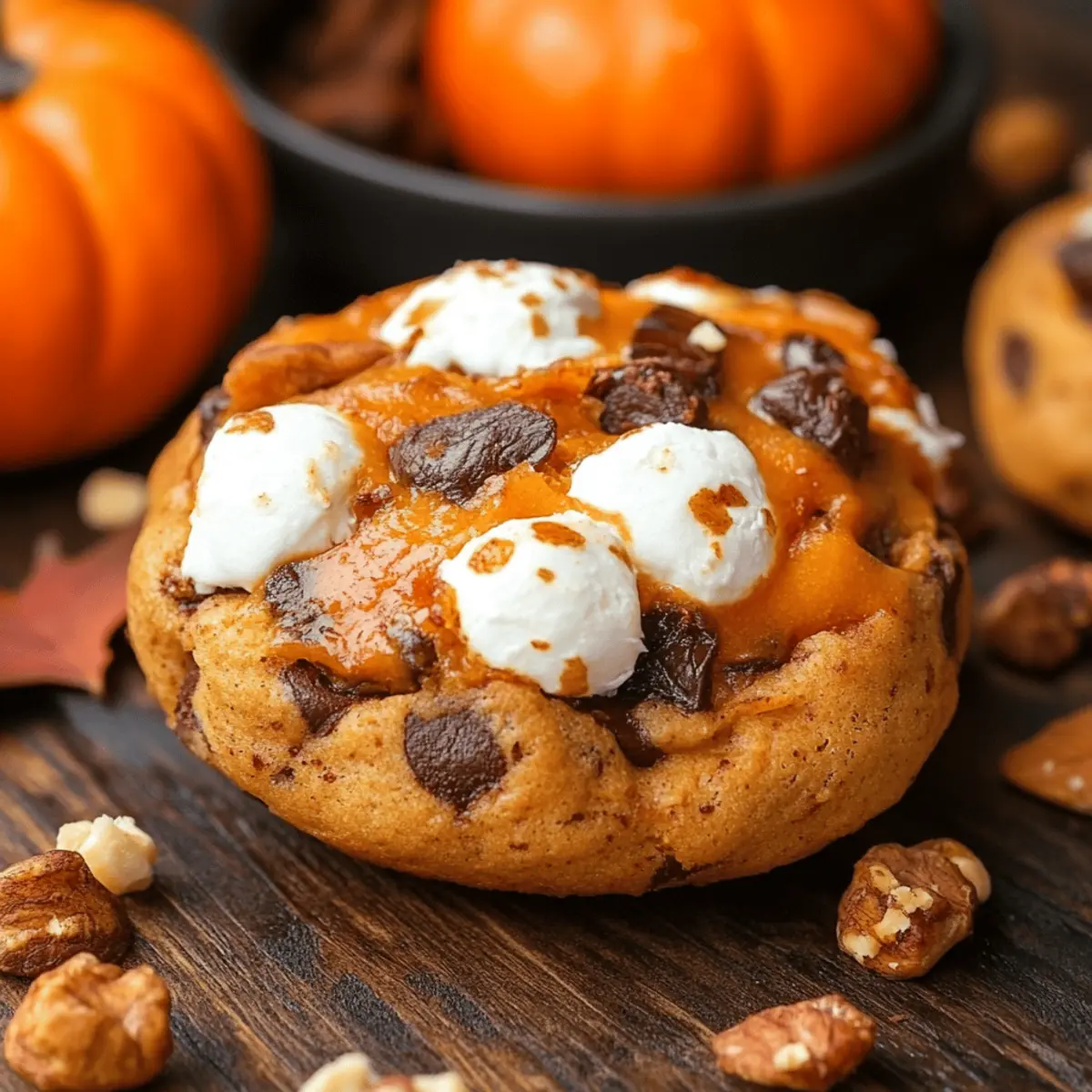 Pumpkin S’mores Cookies