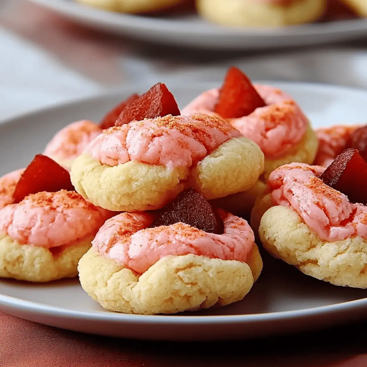 Strawberry Kiss Cookies