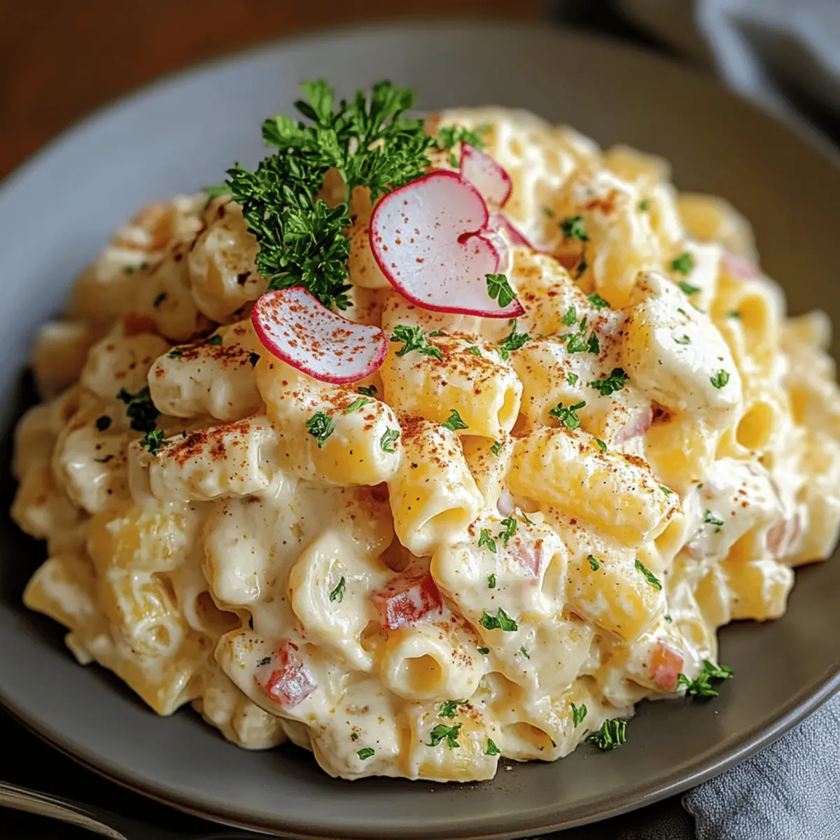 Creamy American Macaroni Salad