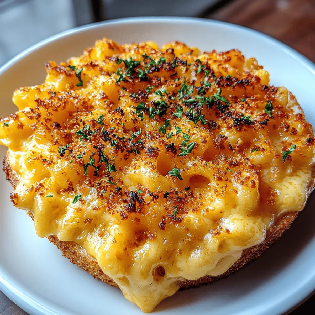 Creamy Baked Cheddar Mac-and-Cheese