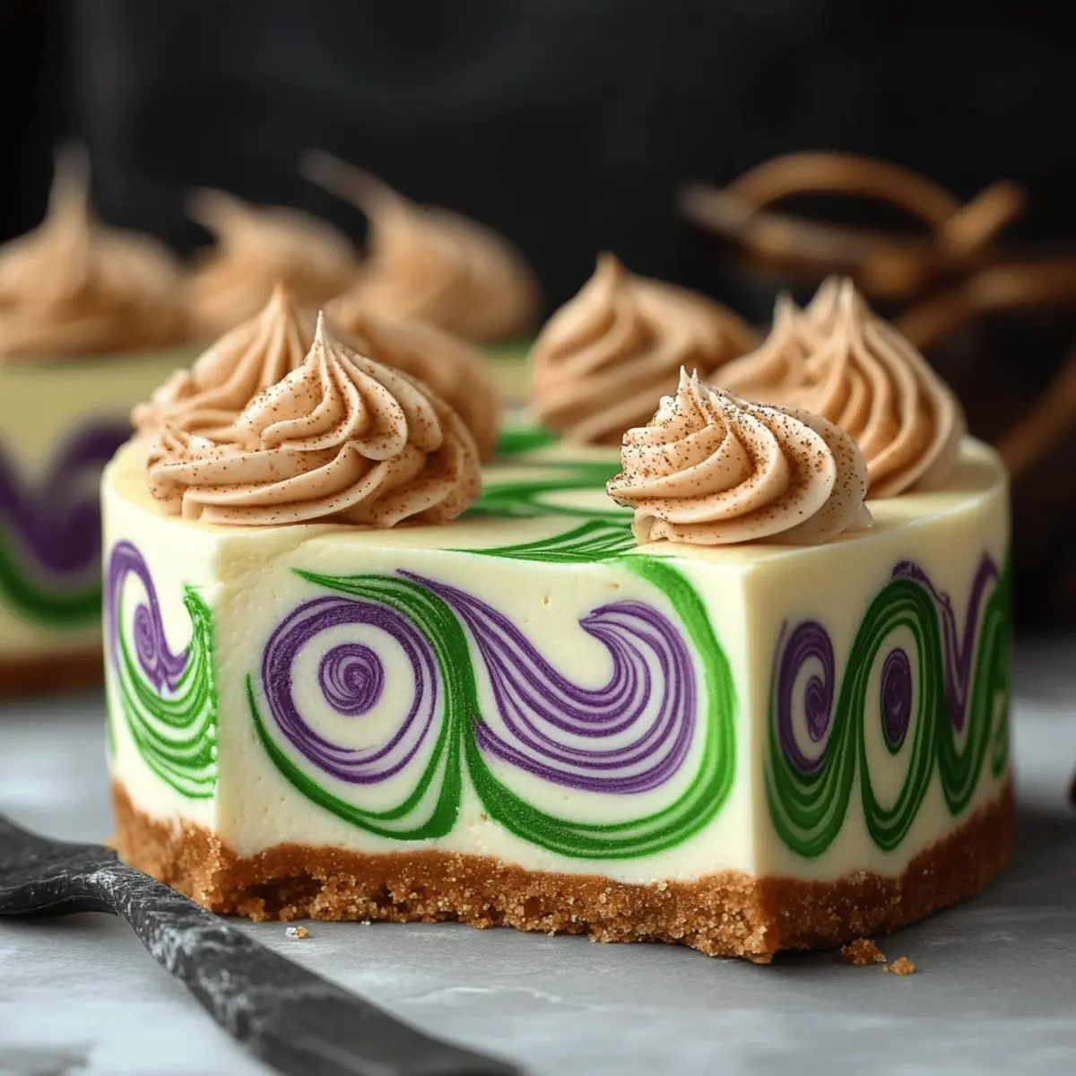 Polyjuice Potion Swirl Cheesecake