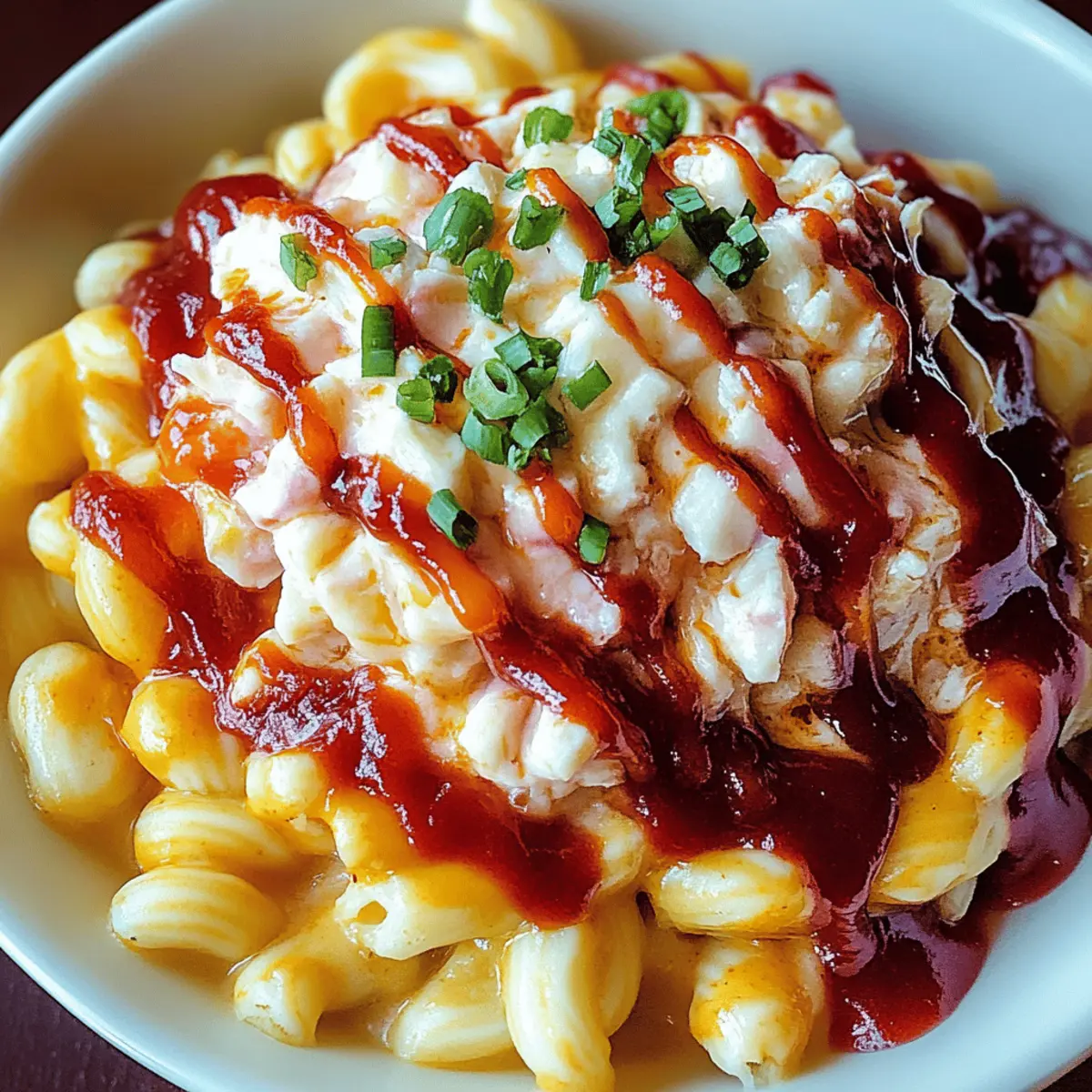 BBQ Chicken Mac and Cheese