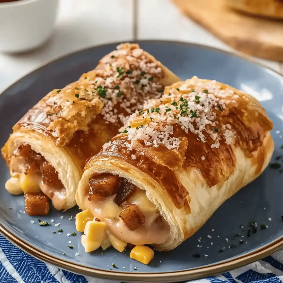 Sausage Egg Breakfast Roll-Ups