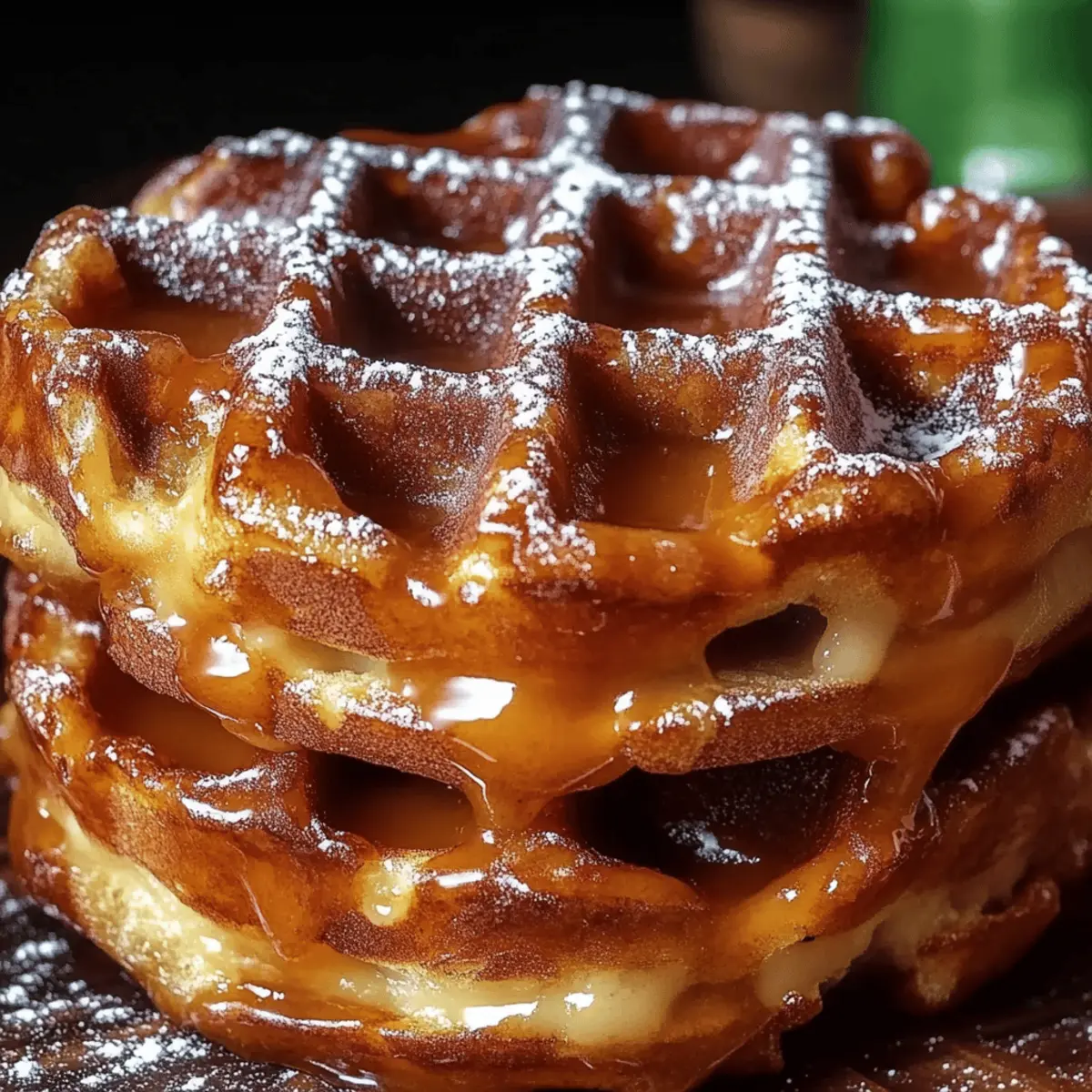 Apple Fritter Waffle Donuts