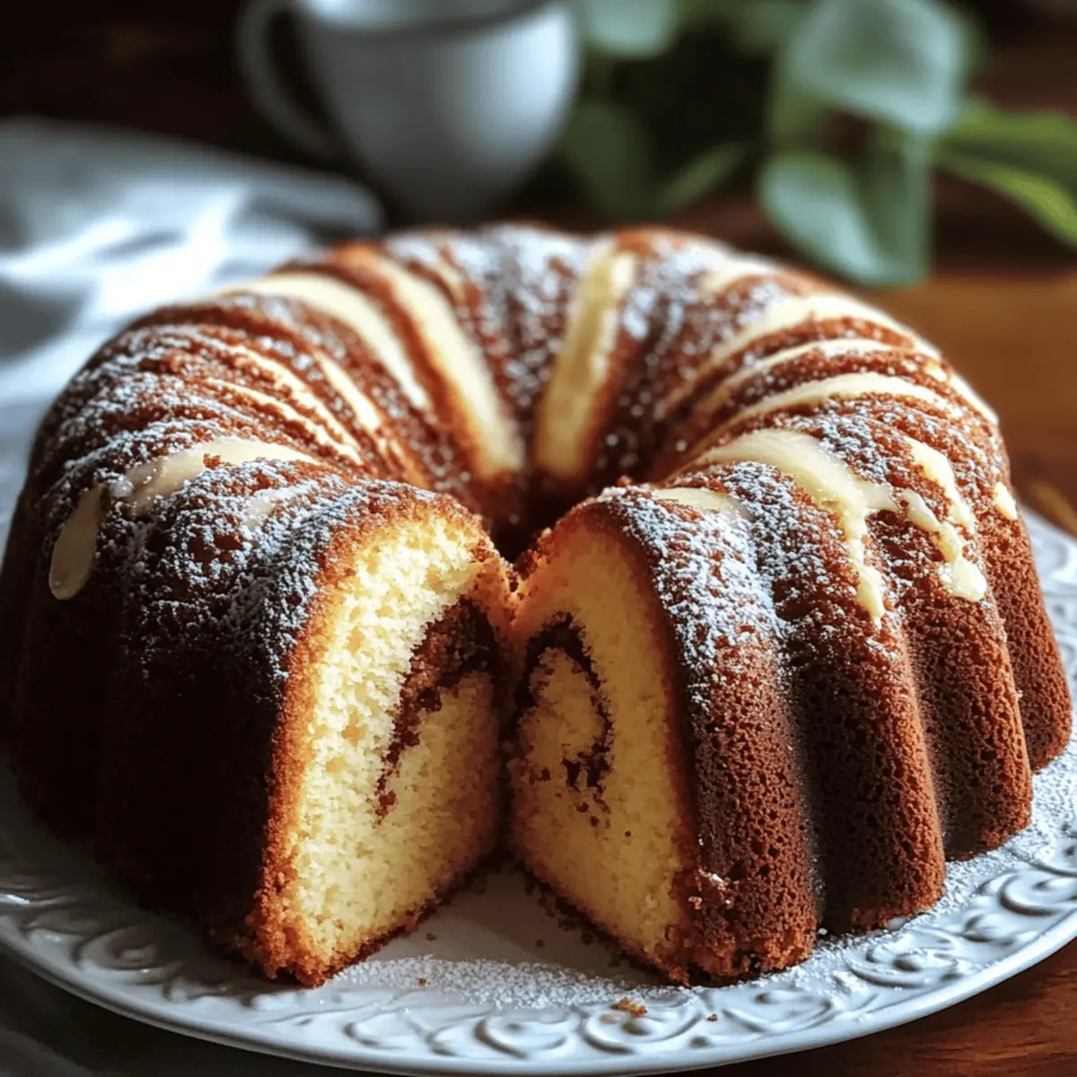 Cinnamon Swirl Bundt Cake