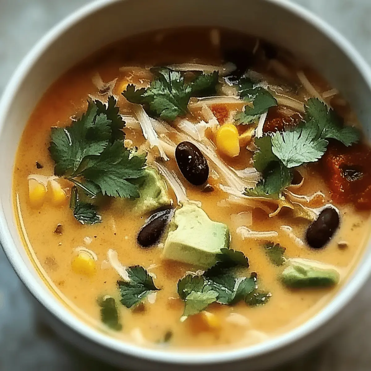 Chicken Enchilada Soup