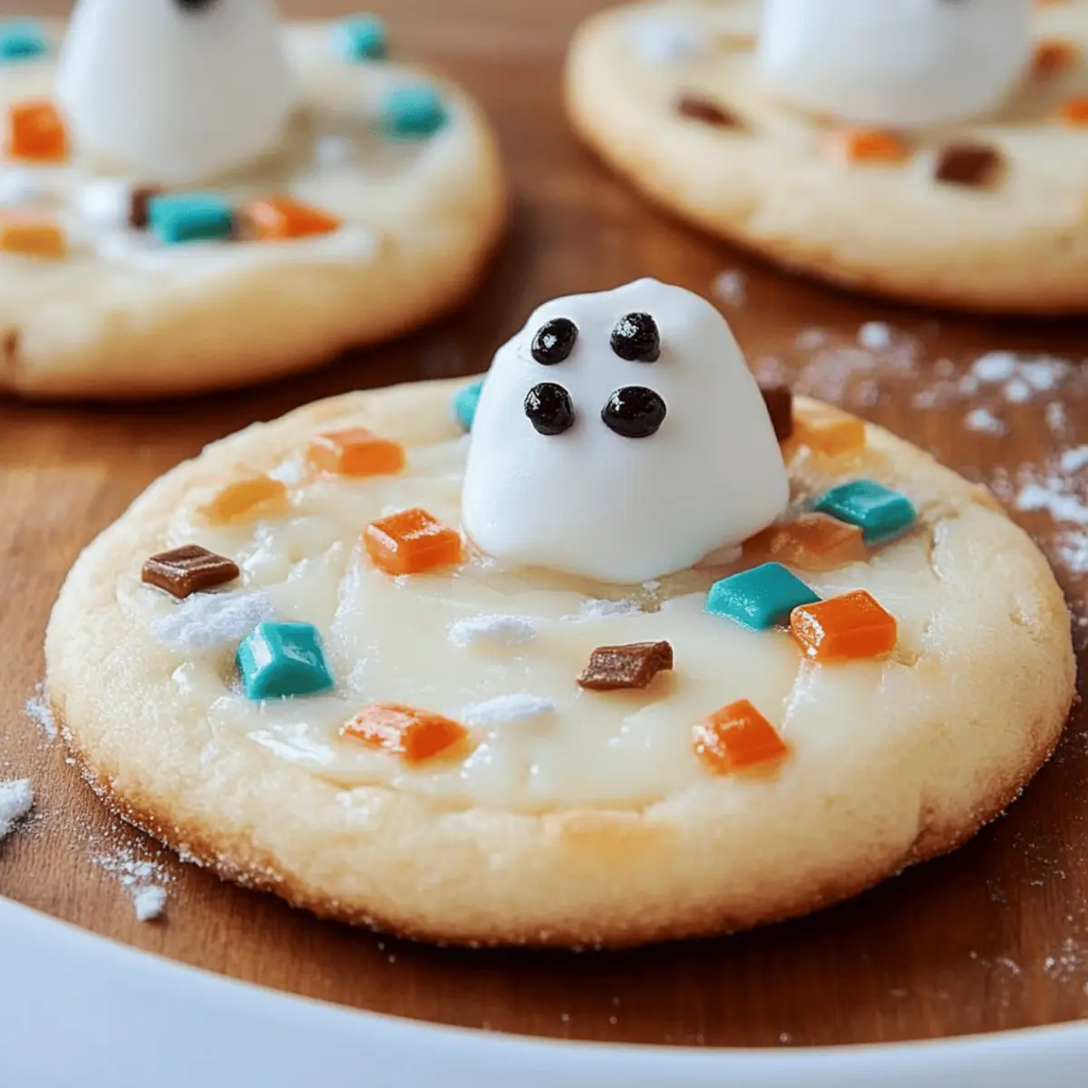 Melted Snowman Cookies