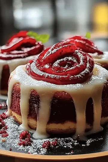 Red Velvet Cinnamon Rolls
