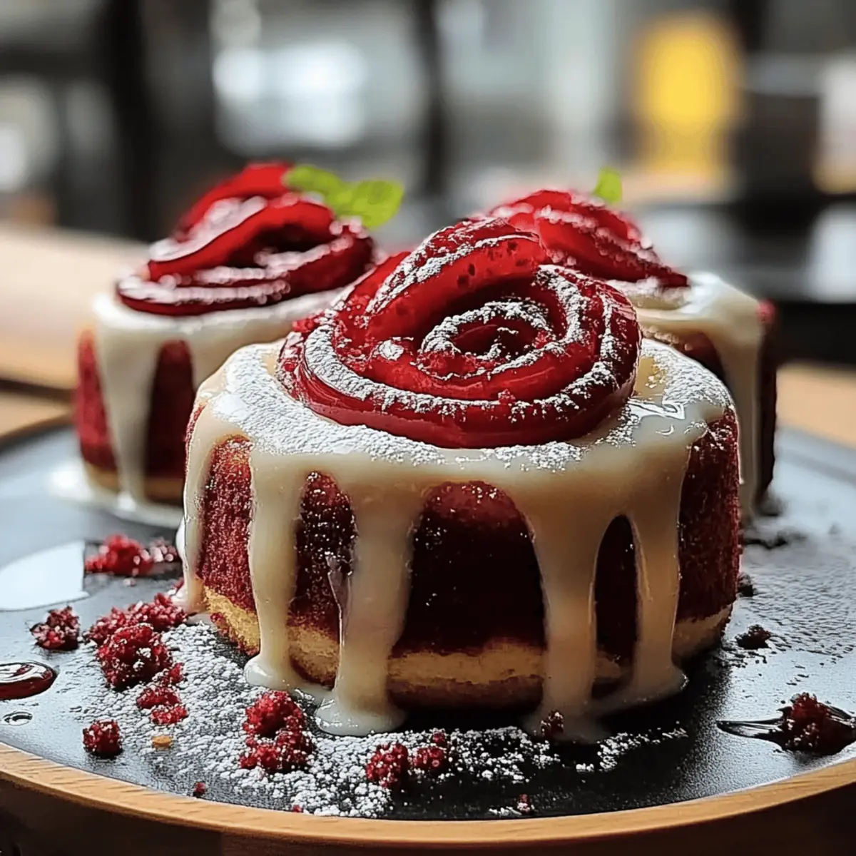 Red Velvet Cinnamon Rolls