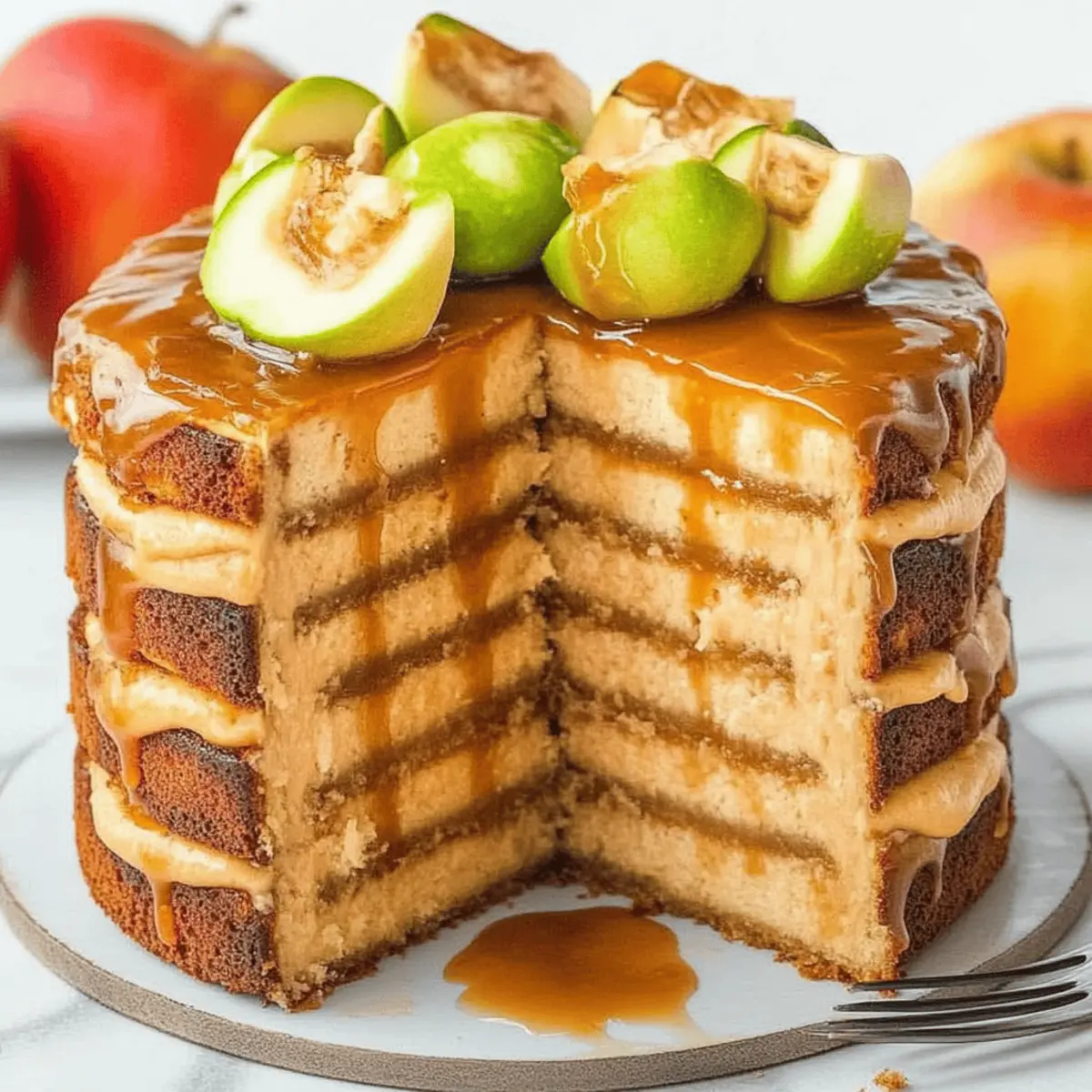 Caramel Apple Spice Cake