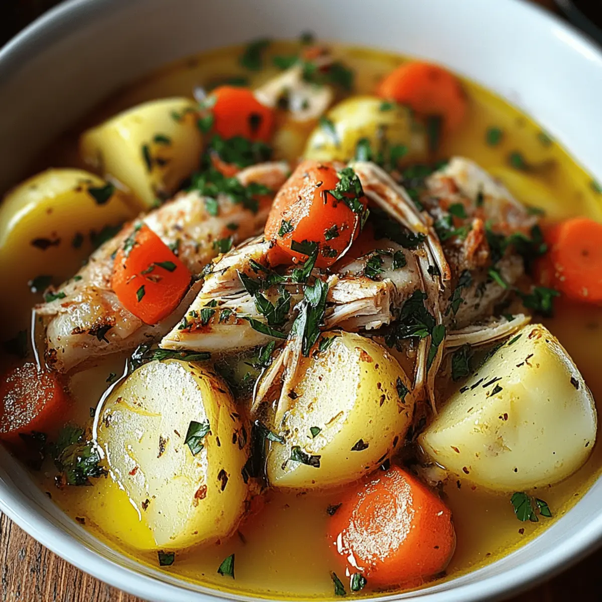 Chicken Soup with Potatoes