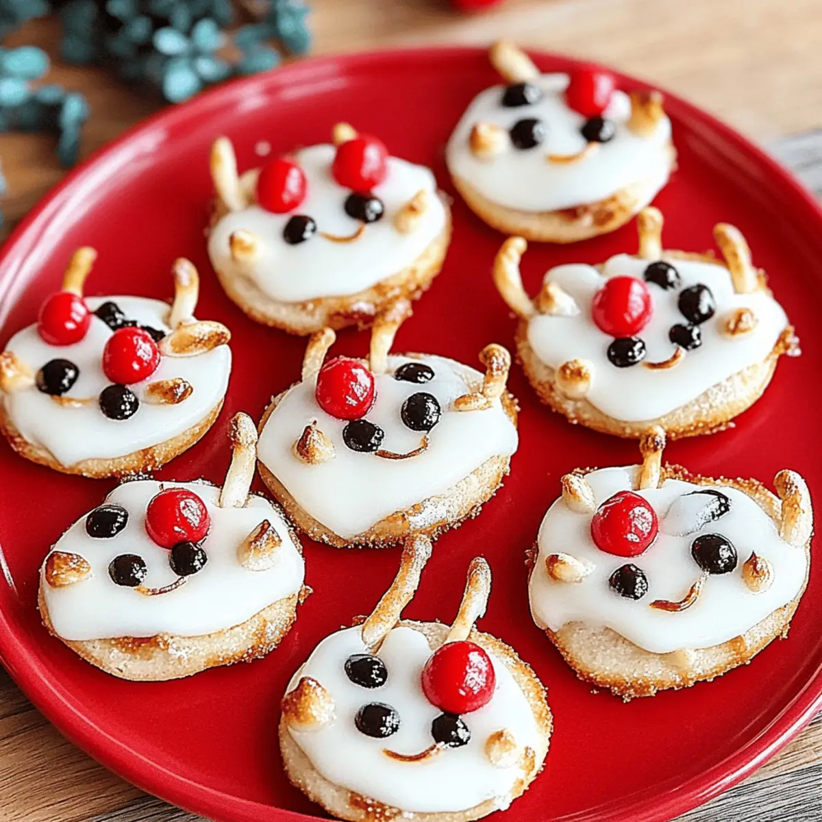 Rudolph the Red-Nosed Reindeer Cookies