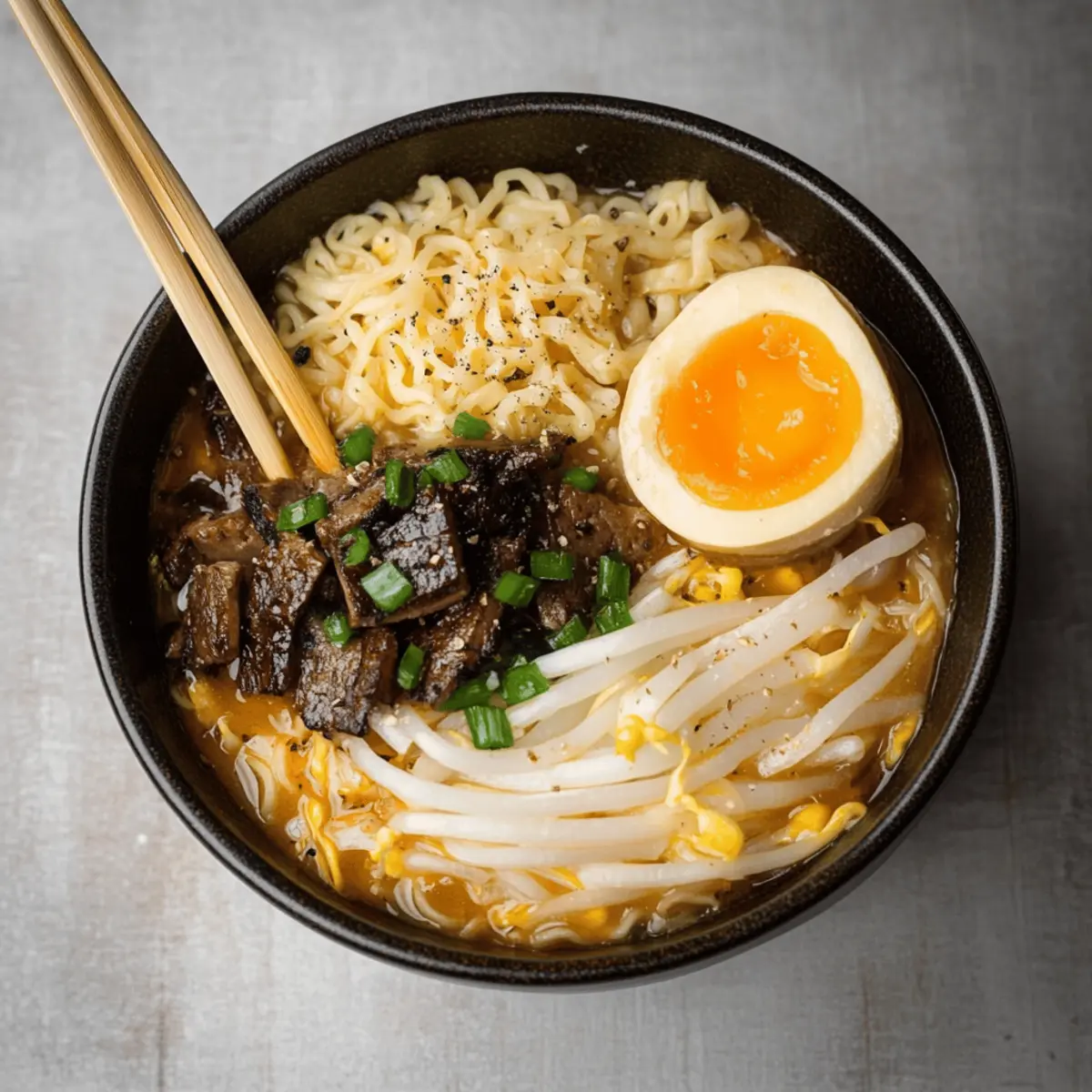 Creamy Vegetarian Peanut Miso Ramen