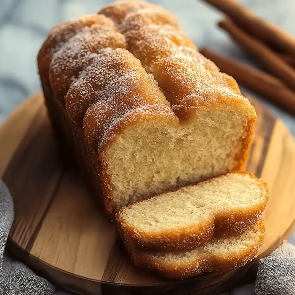 Cinnamon Sugar Donut Bread