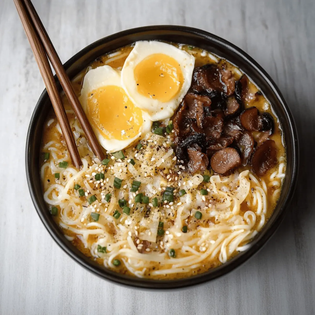 Creamy Vegetarian Peanut Miso Ramen