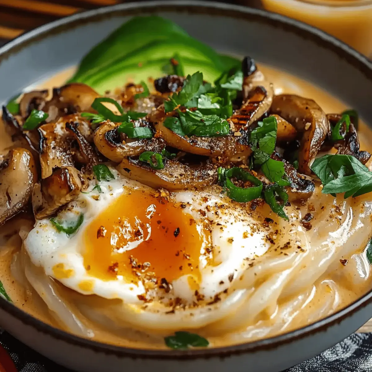 Creamy Miso Udon Soup