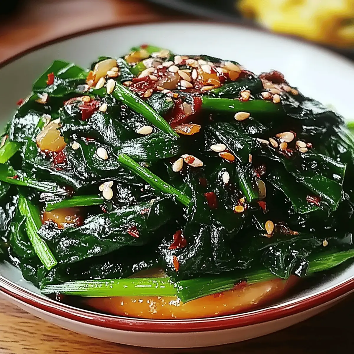 Korean Spinach Salad