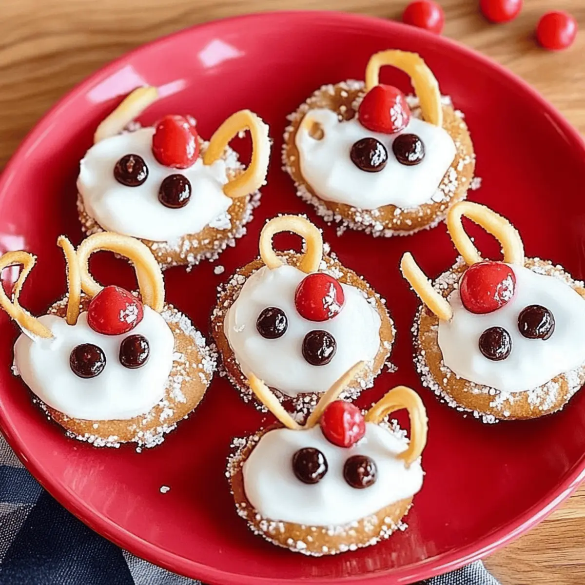 Rudolph the Red-Nosed Reindeer Cookies
