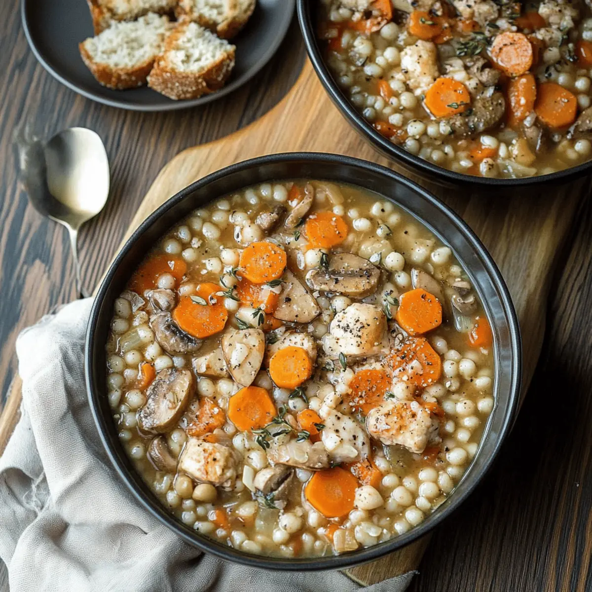 Vegetarian Mushroom Barley Soup