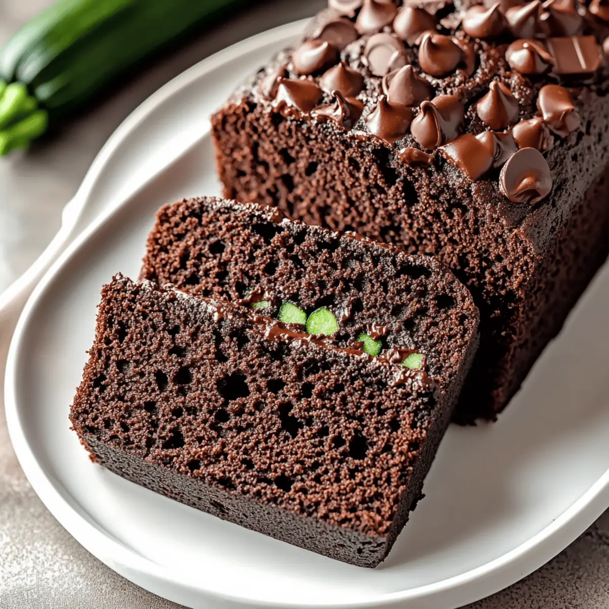 Double Chocolate Zucchini Bread