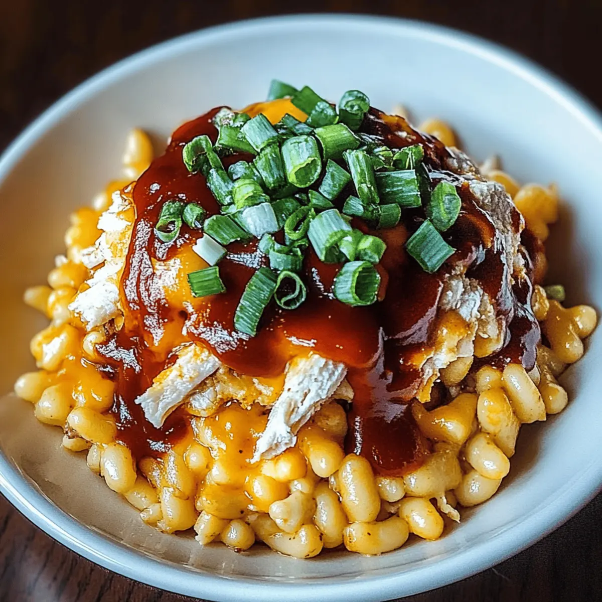 BBQ Chicken Mac and Cheese