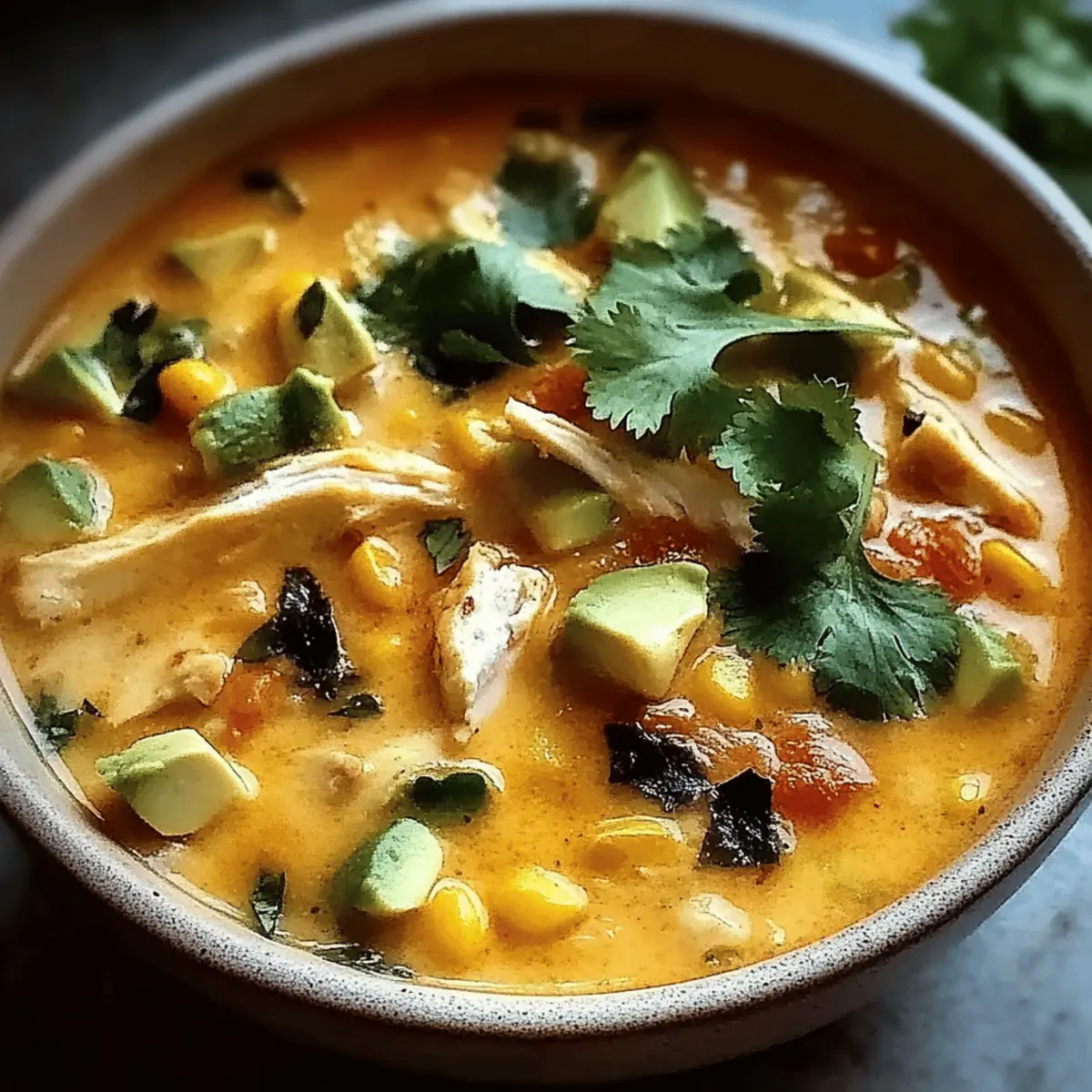 Chicken Enchilada Soup