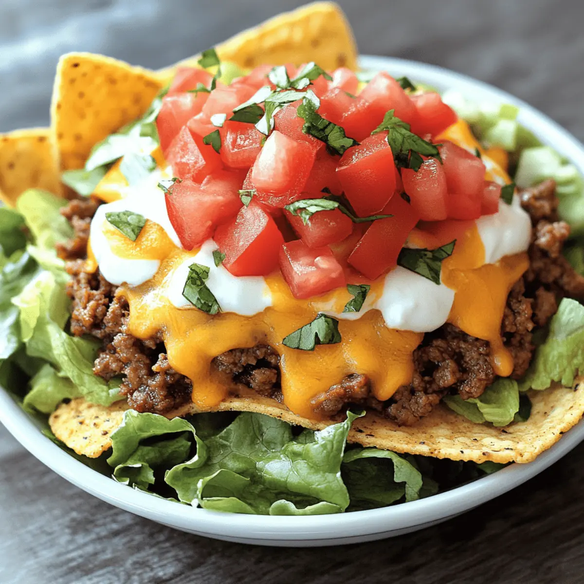 Slow Cooker Smothered Fritos Taco Bowls