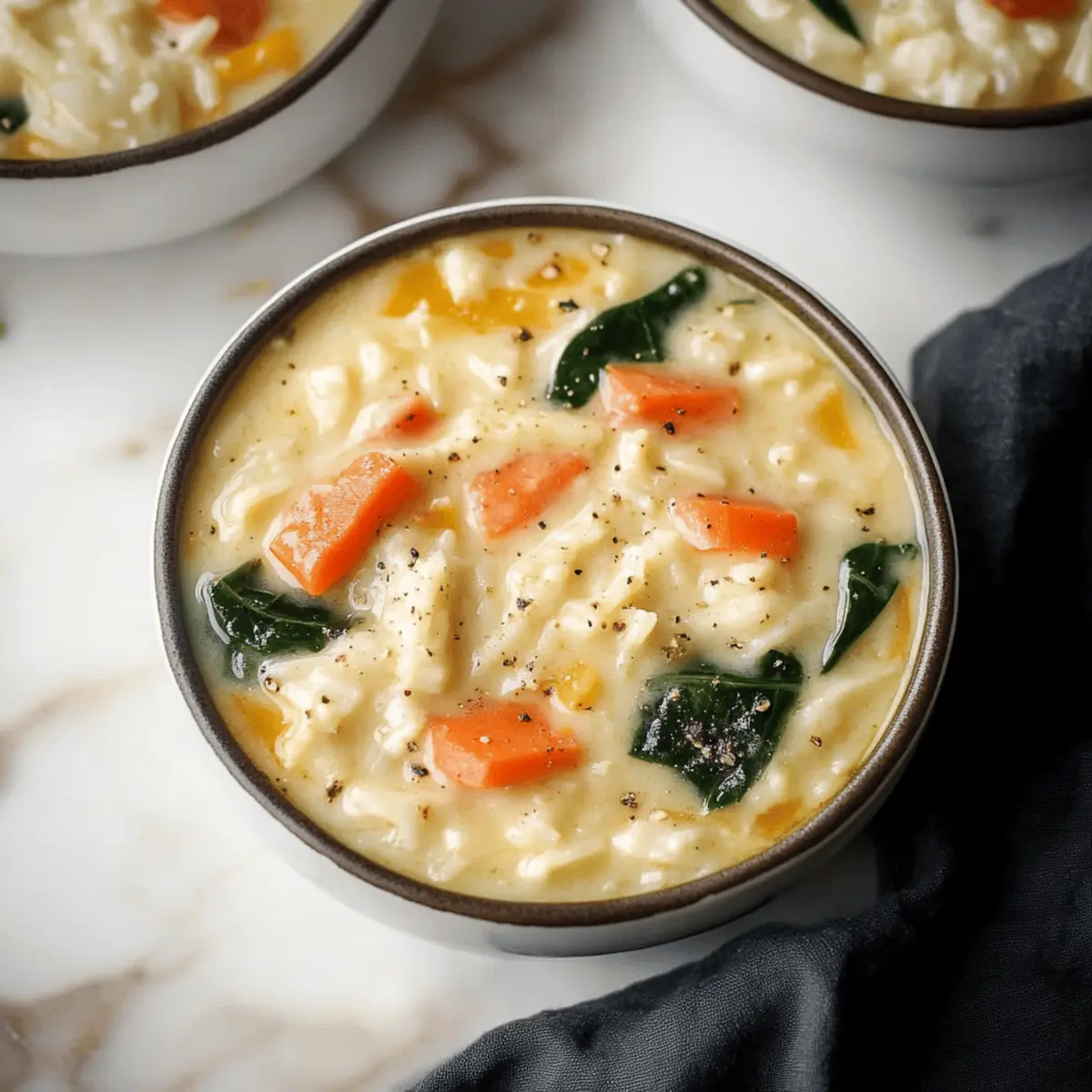 Creamy Turkey Orzo Soup